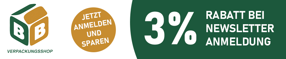 5% Rabatt bei Newsletter Anmeldung