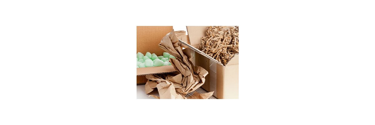 Paketinhalt mit Polsterchips polstern und schützen - Verpackungsratgeber » Paketinhalt mit Polsterchips schützen