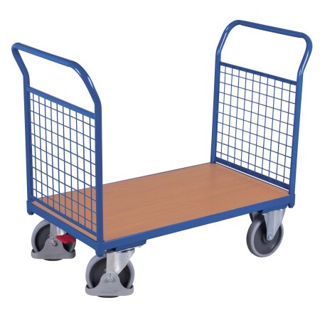 Doppel-Drahtgitter Stirnwandwagen 500 kg Traglast Typ XL + EasySTOP-1
