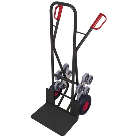 Stahlrohr-Treppenkarre 200 kg mit groÃŸer Schaufel-1