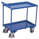 Gro�er Tischwagen mit 2 Etagen, Wannenrand 40 mm hoch,...