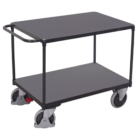 Schwerer Tischwagen 400 kg mit 2 Ladefl�chen Typ S + EasySTOP-1
