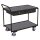 Tischwagen 250 kg mit 2 abschlie�baren Schubladen hoher Schiebeb�gel + EasySTOP-1
