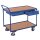 VARIOfit Tischwagen 250 kg mit 2 abschließbaren Schubladen hoher Schiebebügel + EasySTOP