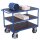 VARIOfit Schwerer Tischwagen 1000 kg mit 3 Ladeflächen Typ S + EasySTOP