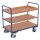 Etagenwagen mit 1 Tablett und 2 B�den 250 kg Traglast Typ S + EasySTOP-1