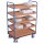 VARIOfit Etagenwagen hoch mit 5 Tabletts 250 kg Traglast Typ S + EasySTOP