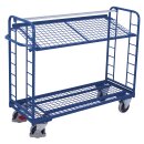 Etagenwagen mit 2 Drahtgiterb�den pulverbeschichtet 400...