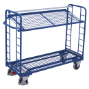 Etagenwagen mit 2 Drahtgiterb�den pulverbeschichtet 400...