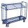 Etagenwagen mit 2 Drahtgiterb�den pulverbeschichtet 400 kg Traglast Typ L + EasySTOP-1