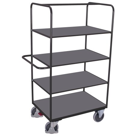 Etagenwagen hoch mit 3 klappbaren B�den Typ L + EasySTOP-1