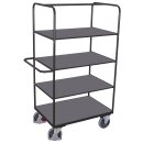 Etagenwagen hoch mit 3 klappbaren B�den Typ L + EasySTOP-1