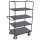 Etagenwagen hoch mit 3 klappbaren B�den Typ L + EasySTOP-1