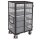 Etagenwagen mit 1 festen und 4 variablen B�den Hebelgriff-Doppelfl�gelt�r + EasySTOP Typ M-1