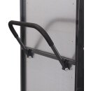 VARIOfit Stahlblech-Etagenwagen mit 1 festen und 4 variablen Böden + EasySTOP Typ L
