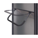 Stahlblech-Etagenwagen mit 1 festen und 4 variablen B�den Drehgriff-Doppelfl�gelt�r + EasySTOP Typ L-3