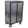 Stahlblech-Etagenwagen mit 1 festen und 4 variablen B�den Drehgriff-Doppelfl�gelt�r + EasySTOP Typ L-1
