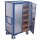 Stahlblech-Etagenwagen mit 1 festen und 4 variablen B�den Drehgriff-Doppelfl�gelt�r + EasySTOP Typ L-2