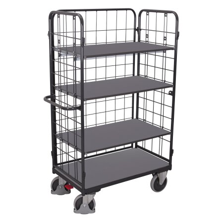 Paket-Dreiwandwagen hoch mit 4 B�den 500 kg Traglast Typ L + EasySTOP-1