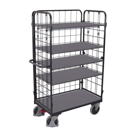 Paket-Dreiwandwagen hoch mit 5 B�den 500 kg Traglast Typ L + EasySTOP-1