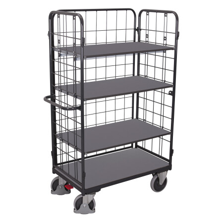 Paket-Dreiwandwagen hoch mit 4 B�den 500 kg Traglast Typ XL + EasySTOP-1