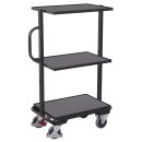 Beistellwagen mit 3 Holzb�den + EasySTOP-1