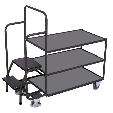 Kommissionierwagen mit 3 B�den-1