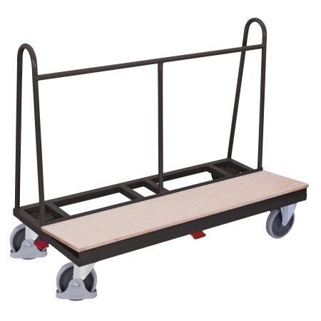 Plattenwagen mit Holzladefl�che Seitenb�gelh�he 915 mm-1