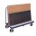 VARIOfit Plattenwagen mit Holzladefläche Seitenbügelhöhe 915 mm