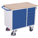 Werkstattwagen mit 6 Schubladen, 1 Schrank, 1 Ladefl�che...