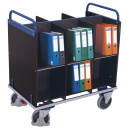 VARIOfit Aktenwagen mit 2 x 6 Fächern + EasySTOP