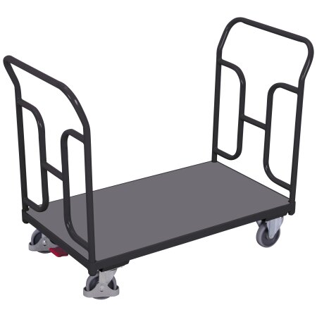 Doppel-Schiebeb�gelwagen 250 kg Traglast Typ L + EasySTOP-1