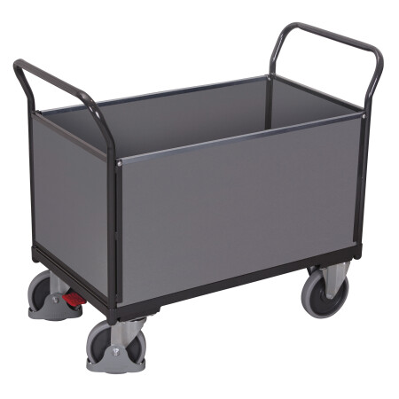 Vierwandwagen 500 kg Traglast Typ L + EasySTOP-1