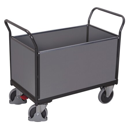 Vierwandwagen 500 kg Traglast Typ XL + EasySTOP-1