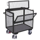Drahtgitter Kastenwagen mit Deckel Typ M + EasySTOP-1