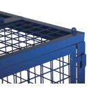VARIOfit Drahtgitter Kastenwagen mit Deckel Typ M + EasySTOP - Anthrazitgrau
