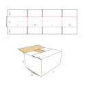 Faltkarton 305 x 235 x 120 mm Qual. 2.3 EB Aufdruck...