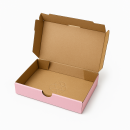 Klappdeckelschachtel 232 x 154 x 41 mm pink Qual. 1.3E