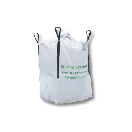 Big Bag 900 x 900 x 1200 mm "Mineralwolle" (4 Hebeschlaufen)