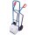 VARIOfit Stahlrohr-Sackkarre 250 kg mit Gleitkufen - Enzianblau