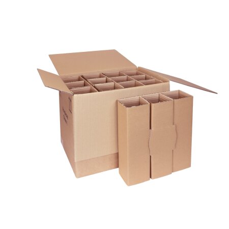 Flaschenversandkarton 12er mit PTZ-Zulassung DHL und UPS