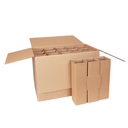 Flaschenversandkarton 15er mit PTZ-Zulassung DHL und UPS