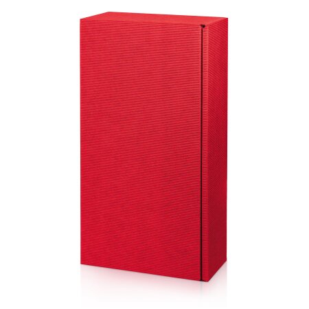 Präsentkarton "Modern Welle Rot" 2er, 360mm