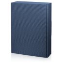 Präsentkarton "Modern Welle Blau" 3er, 360mm