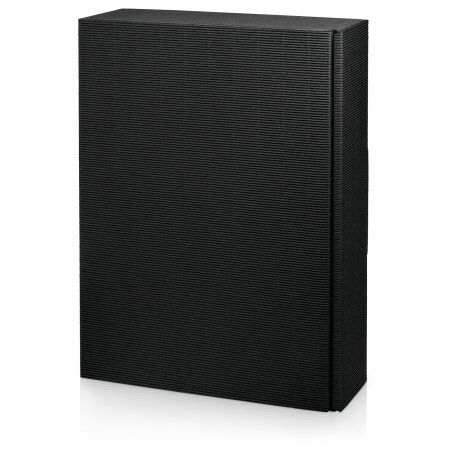 Präsentkarton "Modern Welle Schwarz" 3er, 360mm