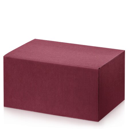 Präsentkarton "Modern Welle Bordeaux" 6er, 380mm