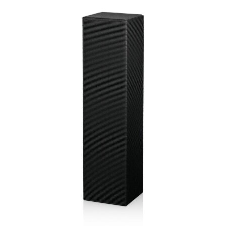 Faltschachtel "Modern Welle Schwarz" 1er, 355mm