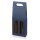 Tragekarton "Modern Welle Blau" 2er, 380mm