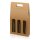 Tragekarton "Modern Welle Natur" 3er, 380mm