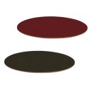 Dekoplatte "Weinrot/Schwarz" -S- oval, 200x150mm